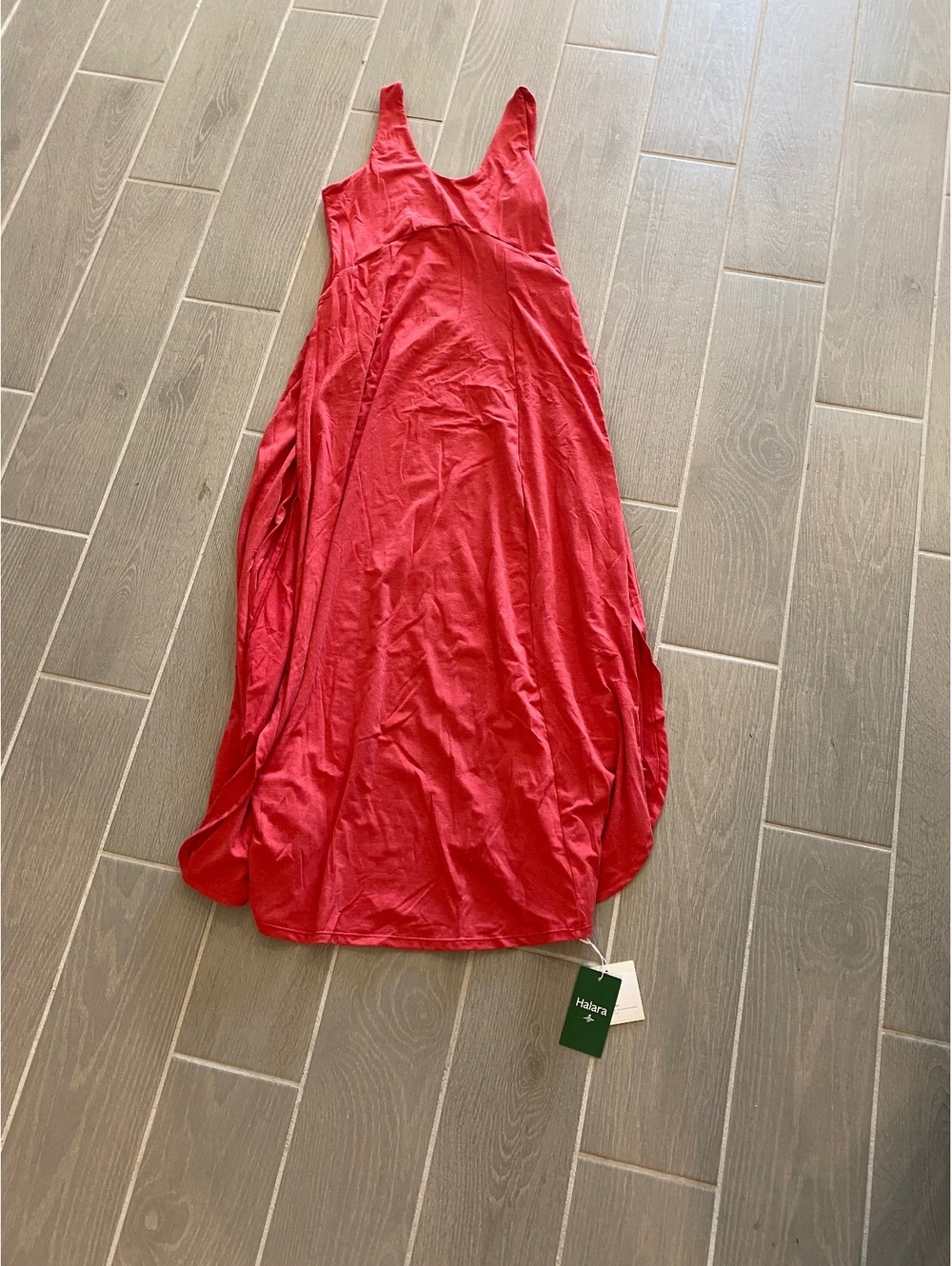 Halara Women's bright coral Tank Dress Size Small